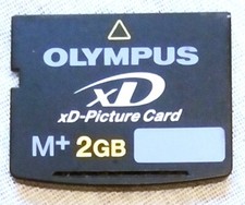 OLYMPUS 2GB XD PICTURE TYPE M + PlLUS MEMORY CARD - MADE IN JAPAN
