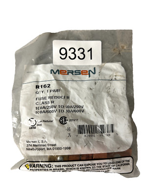 Mersen R162 Fuse Reducer, Class R | eBay