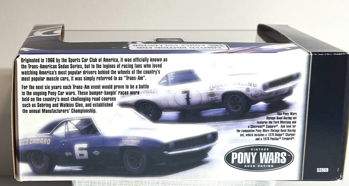 100 Hot Wheels 2 Car Set Vintage Pony Wars Road Racing