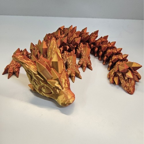 N3D36 3d Printed Medium wolf Dragon Figures Fidget Toy Anxiety Relief Stress - Picture 4 of 4