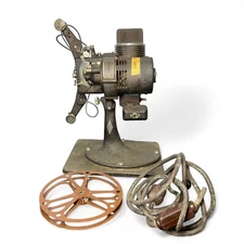 Vintage Bell & Howell Filmo 57-S 16MM Film Projector With Reel & Case