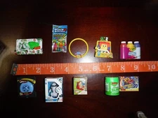 Mini Brands Mixed Lot Of 10 Toy Products  Ren Stimpy crayola Spngebob frisbee **