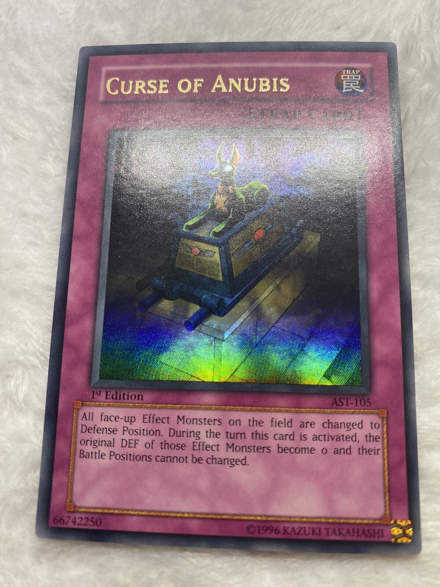 ANUBlS限定版？ Yu-Gi-Oh! Curse Of Anubis Ultra Rare AST-105 1st Edition