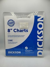Dickson C409 Chart, 8 In, 0 To 100, 31 Day,Pk60
