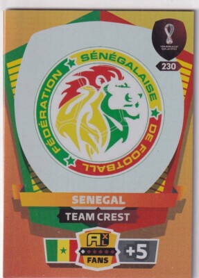 Panini Qatar World Cup Karte 2022 Hero Nr. 230 Team Crest (Senegal)