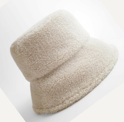 Zara Cream Felt Bucket Hat CONTRAST STITCH BUCKET HAT - Ecru / Marl | ZARA United States main image 3
