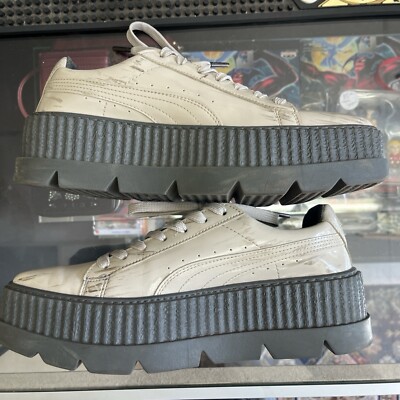 Puma X Fenty Rihanna Pointy Creeper Patent 36627002 Dove Puma X Fenty Rihanna Pointy Creeper Patent 36627002 Dove