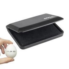 Micro 1 Black Ink Pad Egg Safe Food Grade PreInked Marking Eggs 3x4 Inch