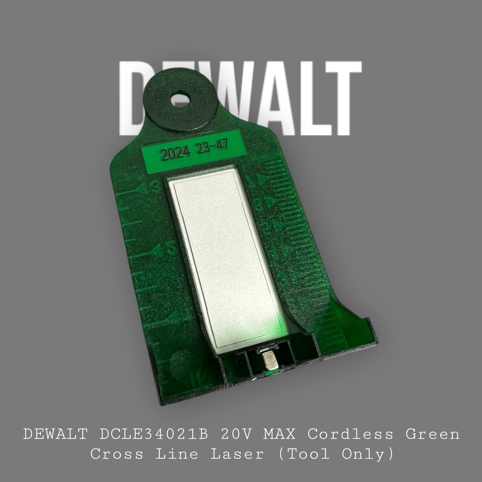 DEWALT DCLE34021B 20V MAX Cordless Green Cross Line Laser (Tool Only)