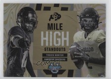 2023 Bowman U Signs of the Times Travis Hunter Shedeur Sanders #SOT-2 3hd