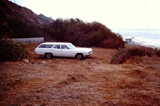 Oct 1975 Chevy Impala Wagon Car Kodachrome Slide Br-c