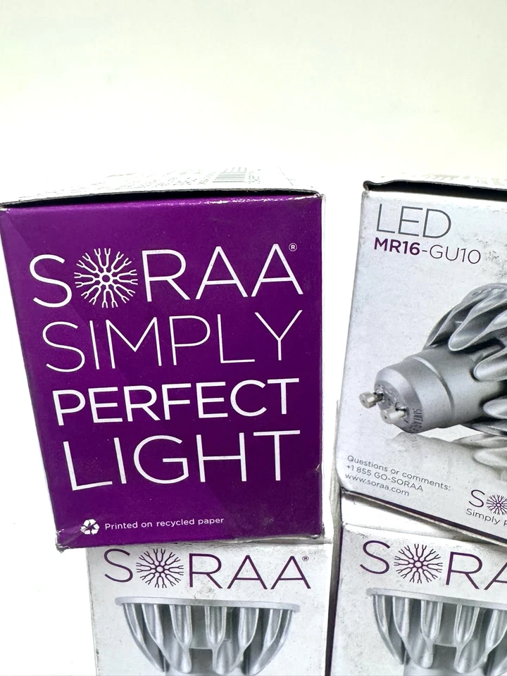 4 x SORAA BRILLIANT HL MR16 - GU10 7.5W 4000k Spotlight , 10 Degree, Dimmable - Image 3 of 4
