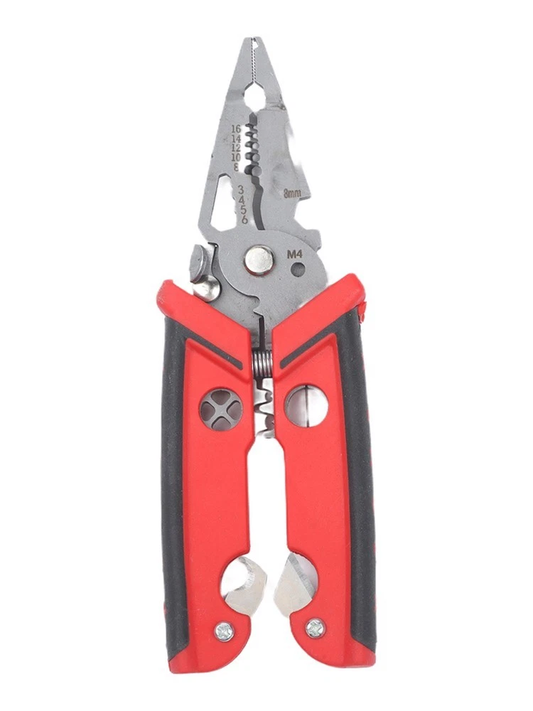 Multi Tool Wire Stripper Cutter Pliers 18 in 1 with Crimper and Wrench Features