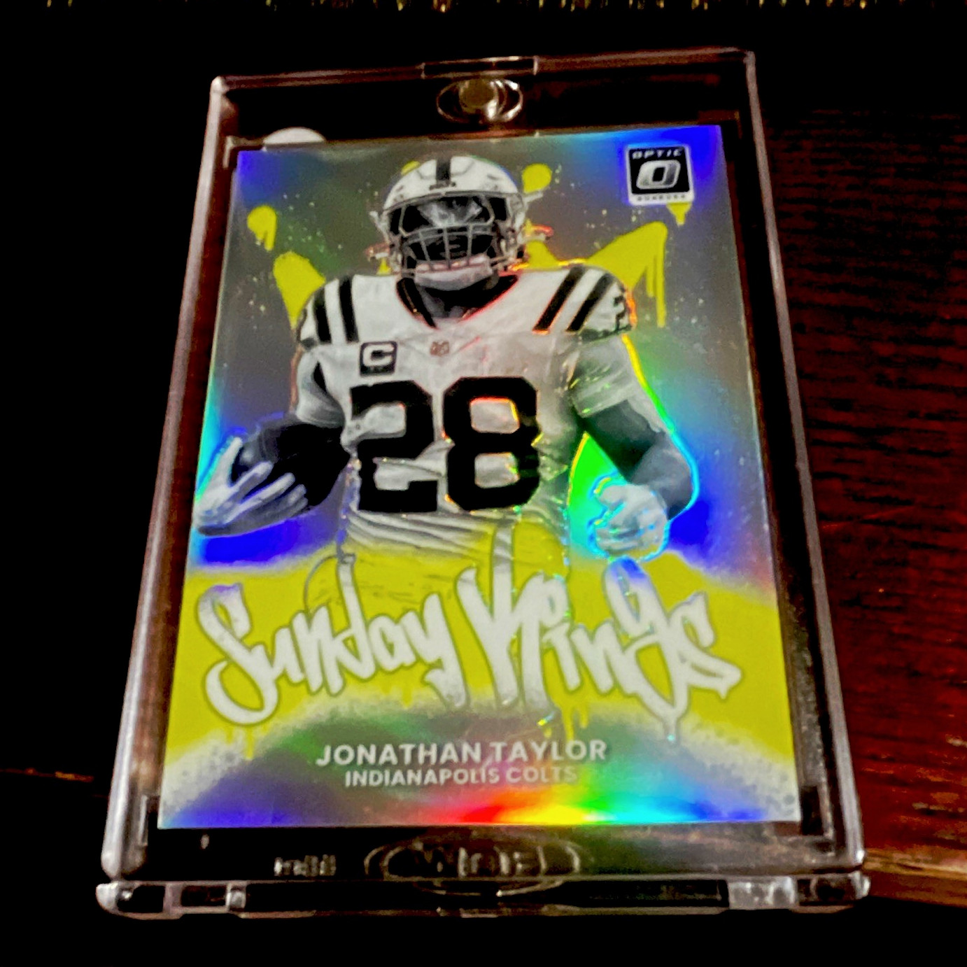 Panini 2025 Donruss Optic Sunday Kings Insert Jonathan Taylor #16 Colts