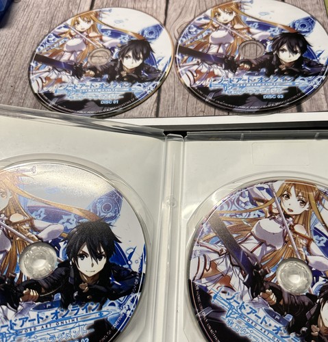 DVD Sword Art Online Season 1 + 2 English Version. Case & Discs Only - Foto 3 di 3