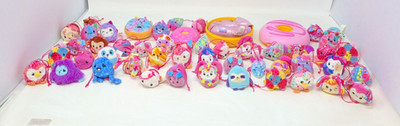 LOT OF 45+ PIKMI POPS SURPRISE! MINI PLUSH BEAN BAG animal's w/ accessories
