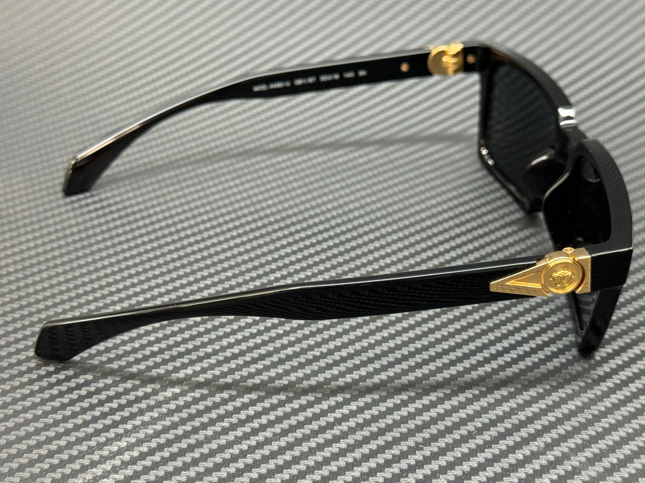 VERSACE VE4490U GB1 87 Black Grey Men's 55 mm Sunglasses thumbnail 4