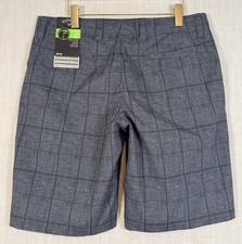 Callaway Men's Opti-Dri/UV Shield Stretch Golf Shorts Gray Plaid 34 Performance