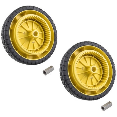 John Deere Rear Wheel Kit GX24018 JS 20 30 40 Walk Behind Mower 2 Pack