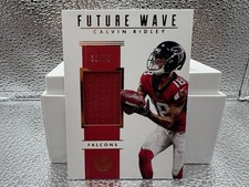 2019 Panini Encased - Future Wave Materials Calvin Ridley #FW9 /75 (MEM)