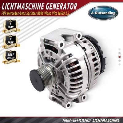 Lichtmaschine Generator 200A Für Mercedes-Benz Sprinter B906 Viano Vito W639 2.2
