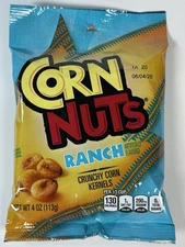 🌽Corn Nuts Ranch Flavored Crunchy Corn Kernels Snack 4oz Bag - Comb.SHIP +$1/ea