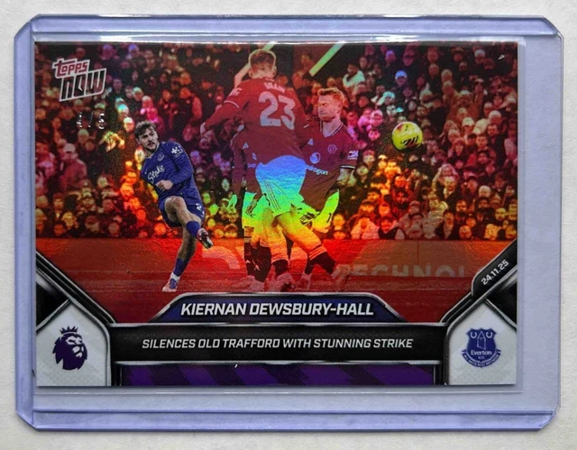 Kiernan Dewsbury-Hall 2025-26 Premier League Topps Now #63 Red Foil 4/5