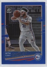2020-21 Panini Donruss Optic Blue Prizm 10/59 Seth Curry #113 1u6