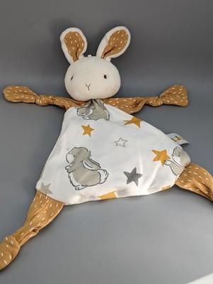 Bunnies By The Bay Little Star Soft Knotty Friend Teether Lovey Plush Bunny