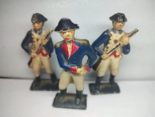 Grey Iron Colonial Soldiers Lot 3