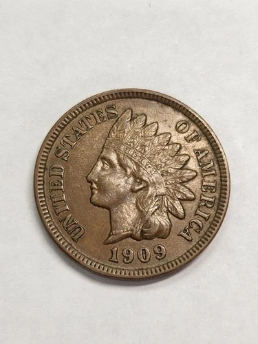 1909 Indian Head Cent Penny Nice AU Problem Free