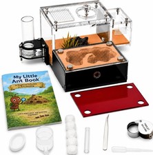Acrylic Ant Farm Habitat Kit with Foraging Area and Water Reservoir Educational