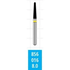 FG Diamond Bur Single Use Round End Taper 856 Friction Grip 25 Pack