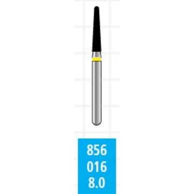 FG Diamond Bur Single Use Round End Taper 856 Friction Grip 25 Pack
