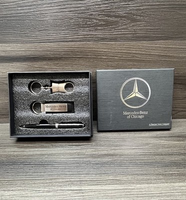 MERCEDES-BENZ of Chicago Key Ring Pair, Pen & Presentation Box