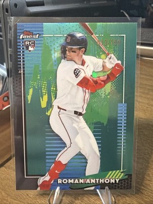 2026 Topps Finest - Roman Anthony Aqua Refractor RC 13/199 Boston Red Sox