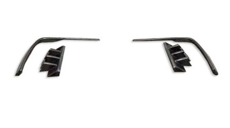 Alerón labial de parachoques delantero de fibra de carbono para Audi Q8 SQ8 2021-2022 @B Foto 2 de 4