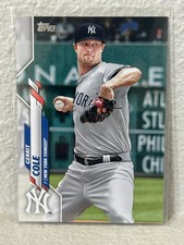 2020 Topps GERRIT COLE IMAGE VARIATION SP #68 New York Yankees MLB Cy Young HOF