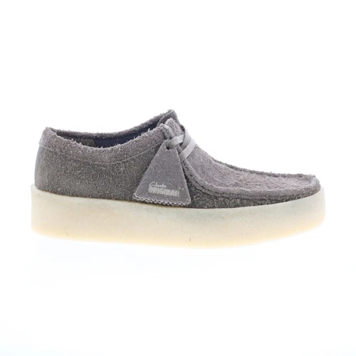 Scarpe casual Clarks Wallabee Cup 26176549 grigio Oxford e stringate da uomo