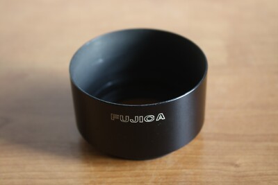 Vintage Fujica 49mm Screw in Metal Gegenlichtblende für 100mm und 135mm Objektive