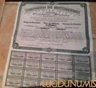 Companhia de Mossamedes - Lisbon December 1897 Title of 5 Shares