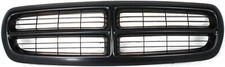 For 97-04 Dodge Dakotadurango Black Horizontal Front Bumper Grill Grille New