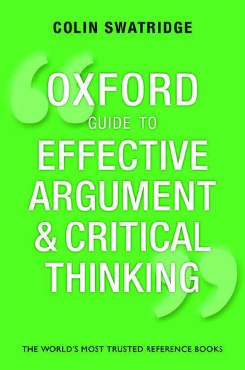Thumbnail - Colin Swatridge | Oxford Guide To Effective Argument And Critical