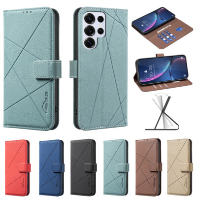 Magnetic Leather Wallet Phone Case for Samsung S24 S23 S22 A26 A36 A56 A14 A34