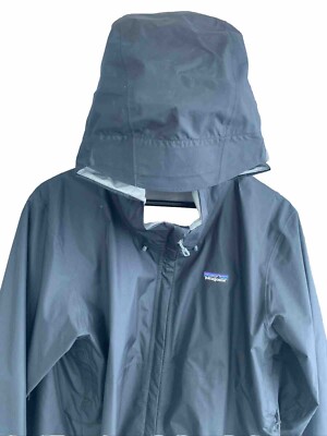 Patagonia H2No Jacket Men's Large Black Zip Up Hooded Outdoors