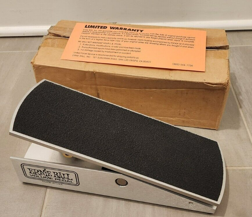 Vintage Ernie Ball Volume Pedal with Original Box and Papers