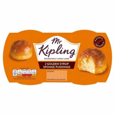 Mr Kipling Dessert-Kuchen mit Goldsaft - 108g - 2er-Packung