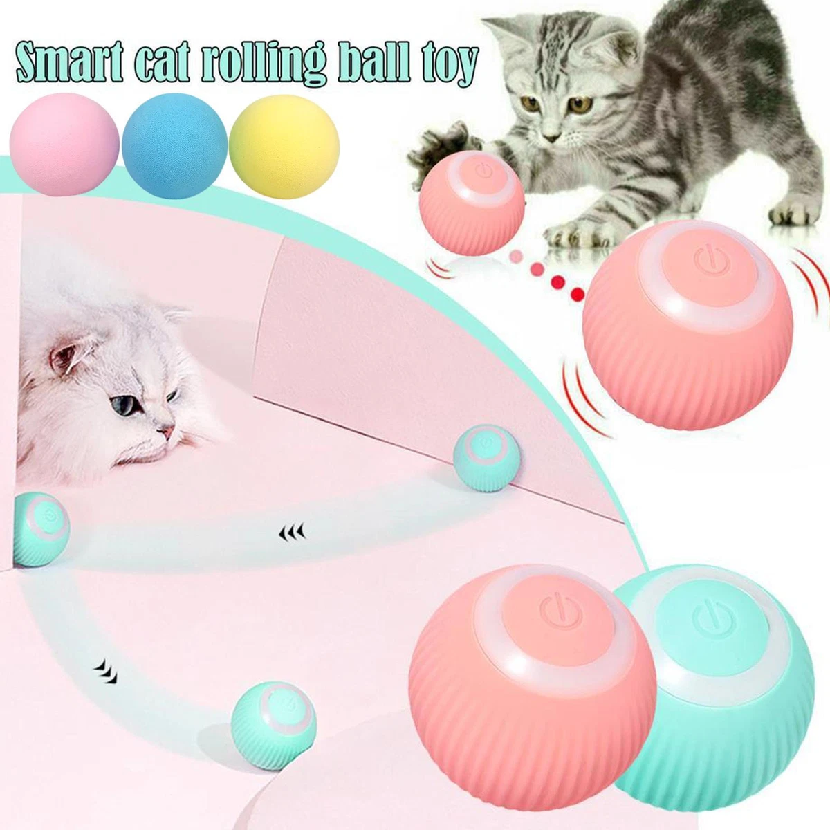 Cat smart toy top