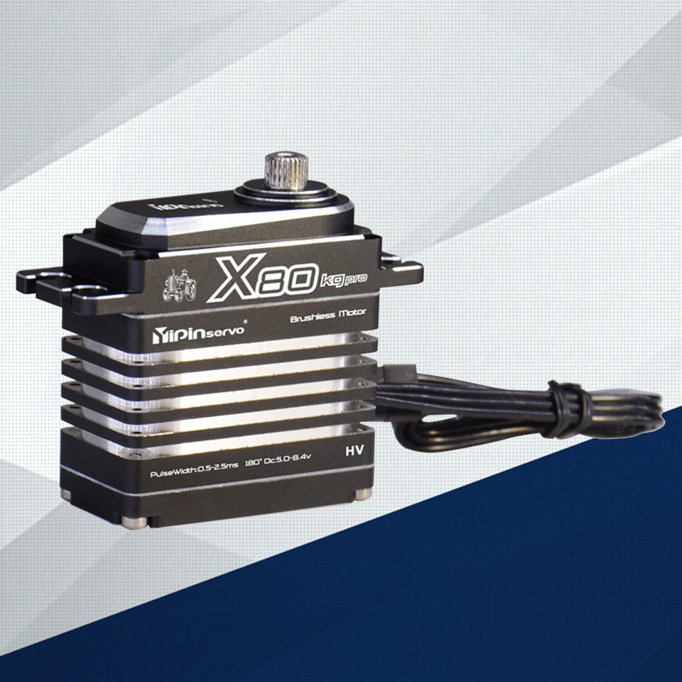 180°/270° 80kg Metal Gear Waterproof Brushless Servo For RC 1/8 Crawler RC Car - Image 3 of 4