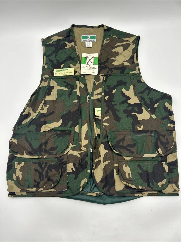 VINTAGE Game Winner Hunting Vest Men's Size XL Camoflauge - Image 2 of 4